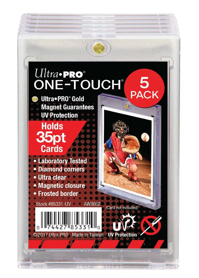 ultra-pro-35pt-uv-one-touch-magnetic-holder-5ct-f-r-trading-cards image 1