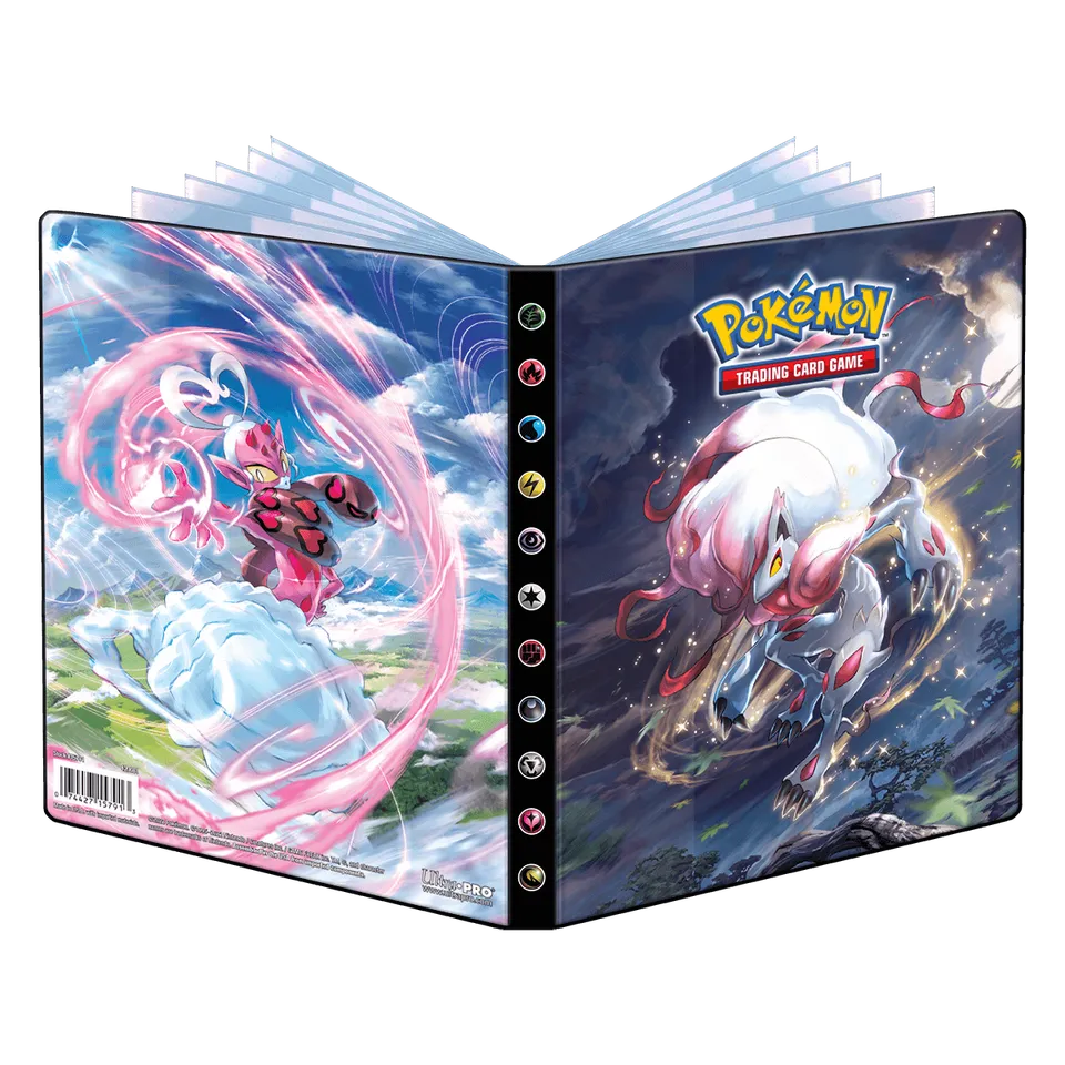 ultra-pro-sword-and-shield-11-hisuian-zoroark-und-enamorous-4-pocket-portfolio-f image 1