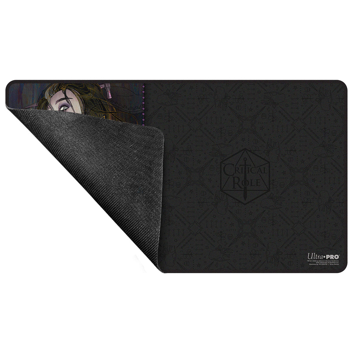 ultra-pro-critical-role-bells-hells-portrait-series-laudna-black-stitched-playma image 3