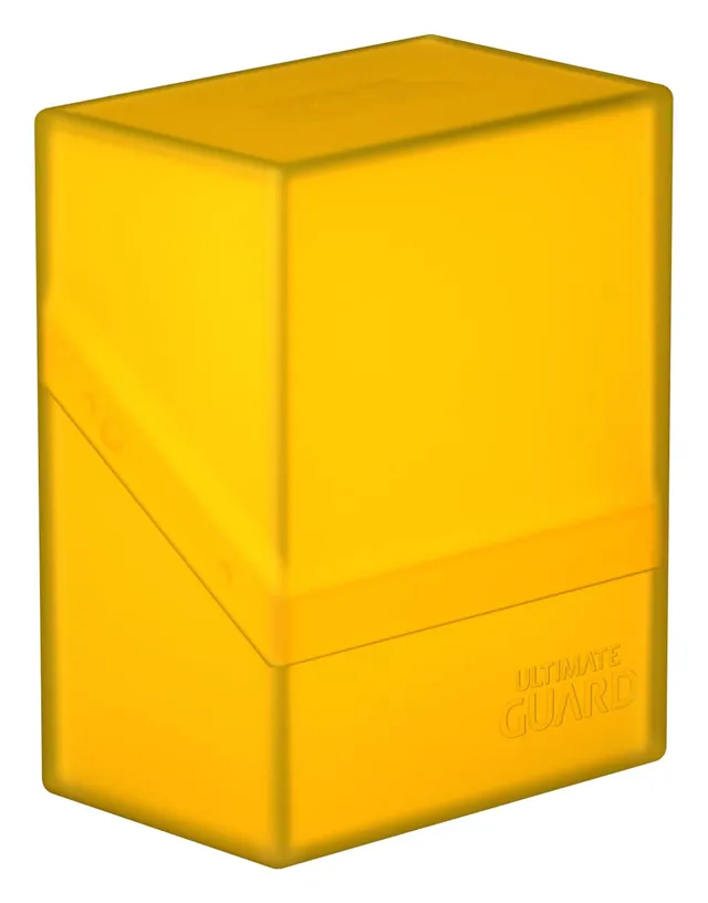 ultimate-guard-boulder-60-standard-size-deck-case-amber image 1