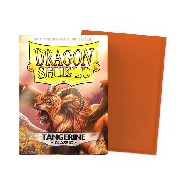 dragon-shield-tangerine-classic-sleeves image 1