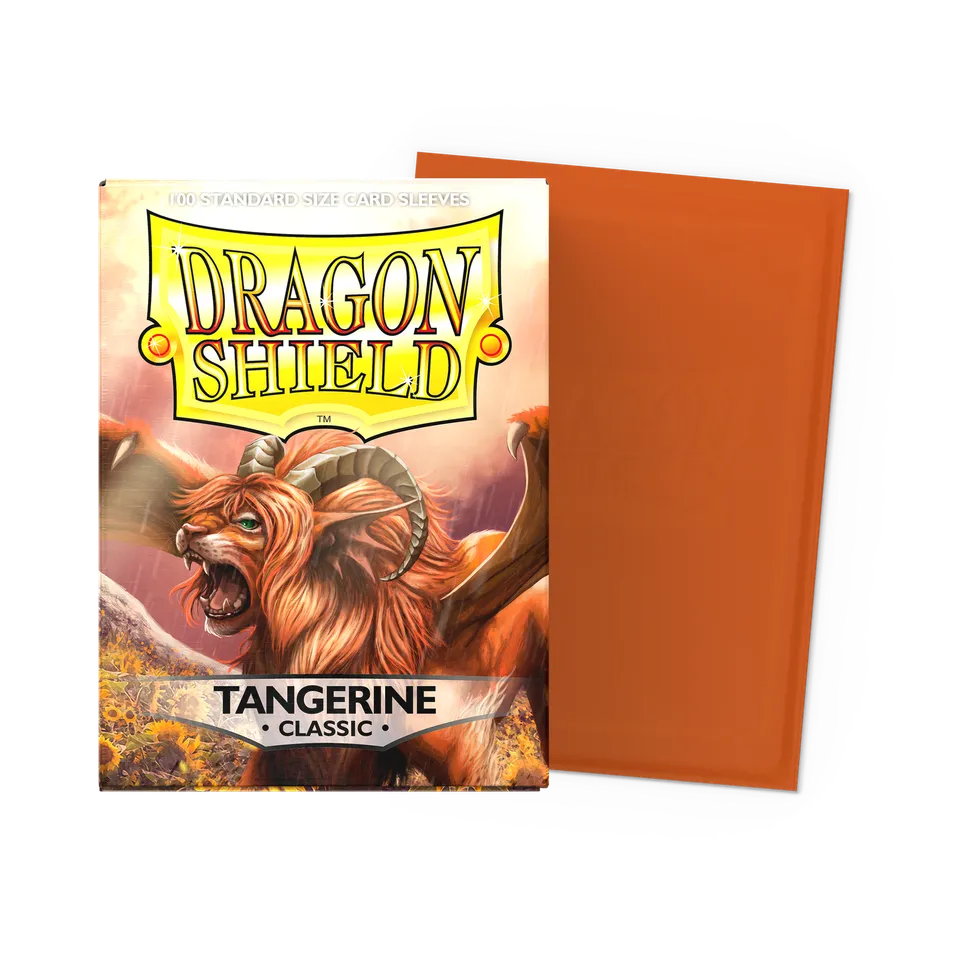 dragon-shield-tangerine-classic-sleeves image 1