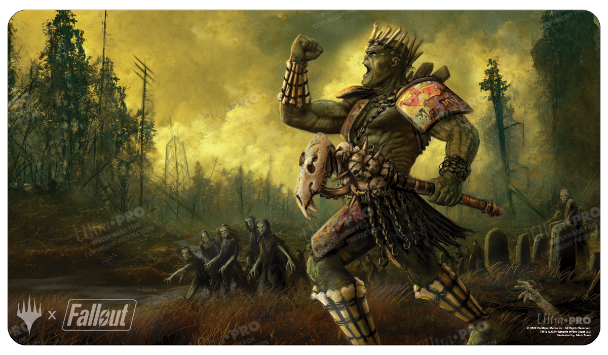ultra-pro-fallout-grave-titan-standard-gaming-playmat-f-r-magic-the-gathering image 1