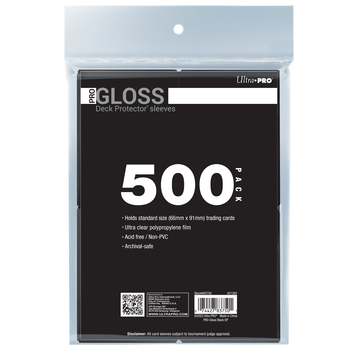 ultra-pro-pro-gloss-standard-deck-protector-sleeves-bundle-500-st-ck image 6