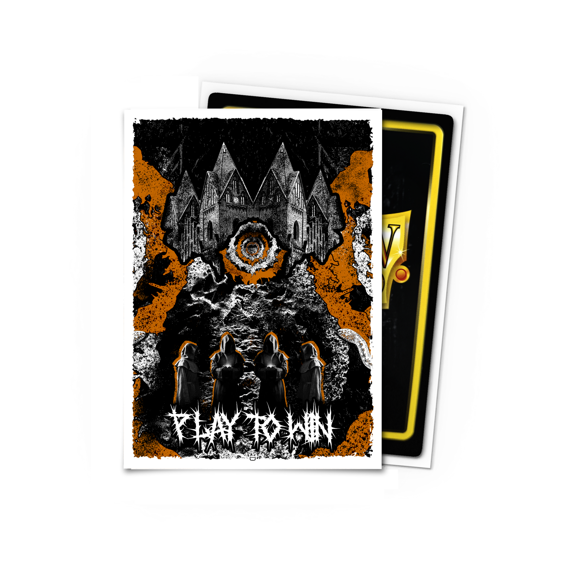 dragon-shield-play-to-win-halloween-brushed-art-sleeves-standard-size image 1