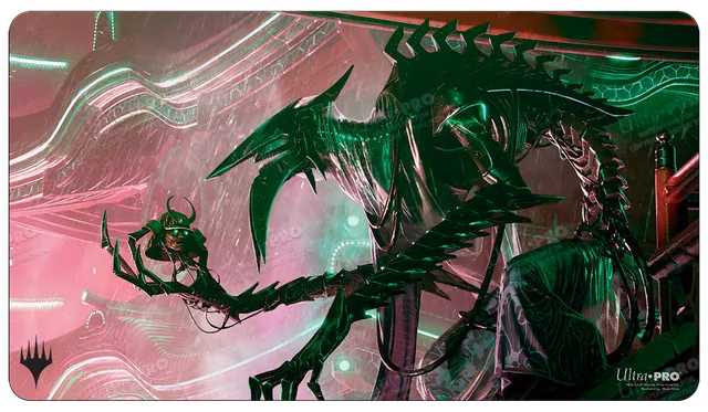 ultra-pro-playmat-jin-gitaxias-progress-tyrant-kamigawa-neon-dynasty-standard-ga image 1