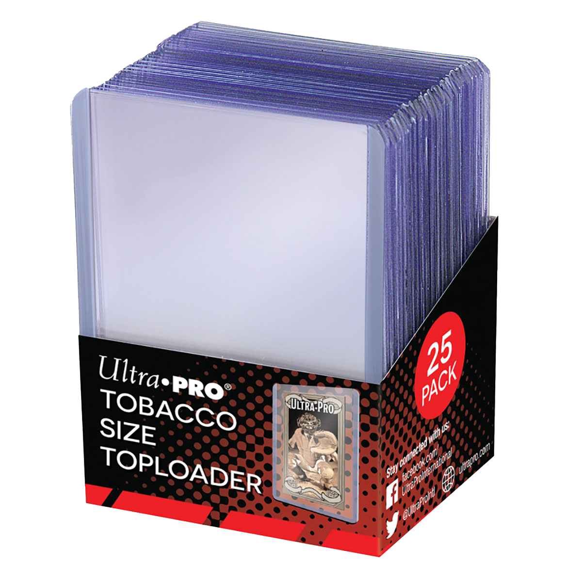ultra-pro-tobacco-card-size-toploader-sleeves-25-st-ck image 1