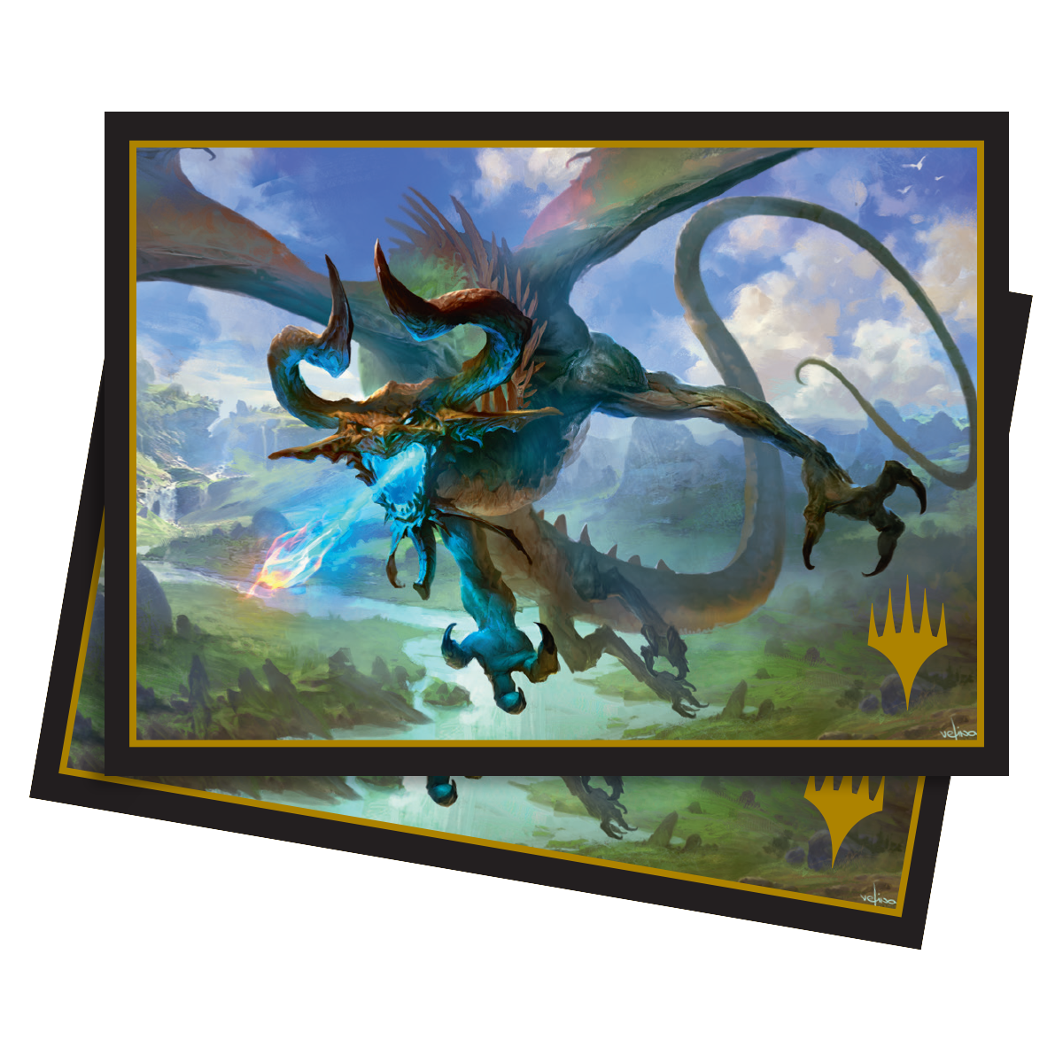 ultra-pro-elder-dragons-nicol-bolas-the-ravager-deck-protector-sleeves-100ct-kar image 1