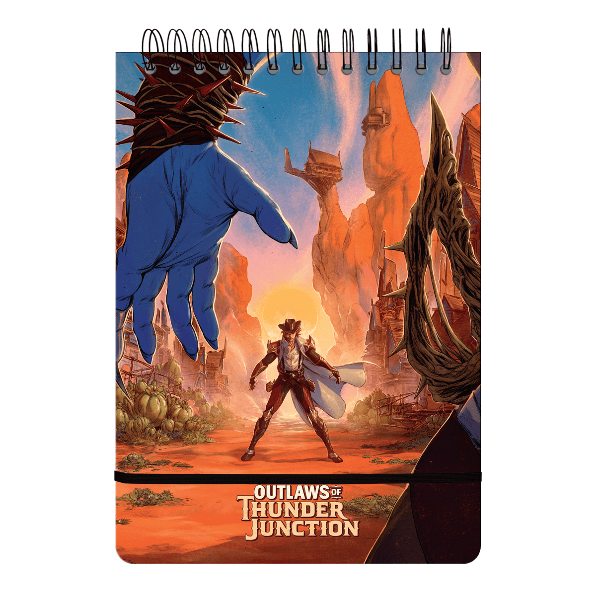 ultra-pro-outlaws-of-thunder-junction-oko-and-kellan-standoff-spiral-life-pad-f- image 2