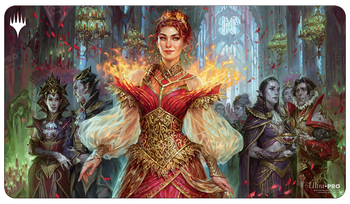 ultra-pro-innistrad-crimson-vow-chandra-dressed-to-kill-standard-gaming-playmat- image 1