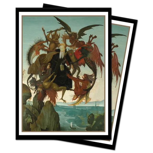 ultra-pro-fine-art-the-torment-of-saint-anthony-standard-deck-protector-sleeves- image 1
