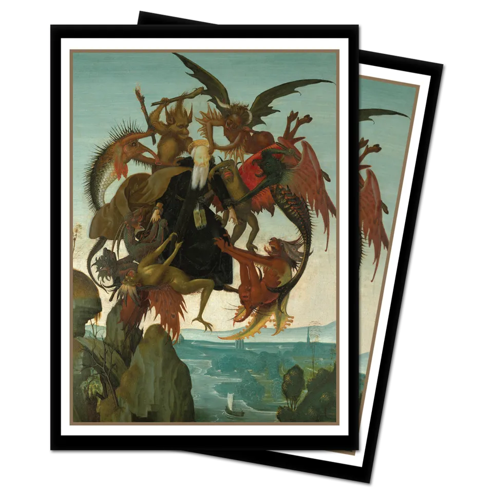 ultra-pro-fine-art-the-torment-of-saint-anthony-standard-deck-protector-sleeves- image 1