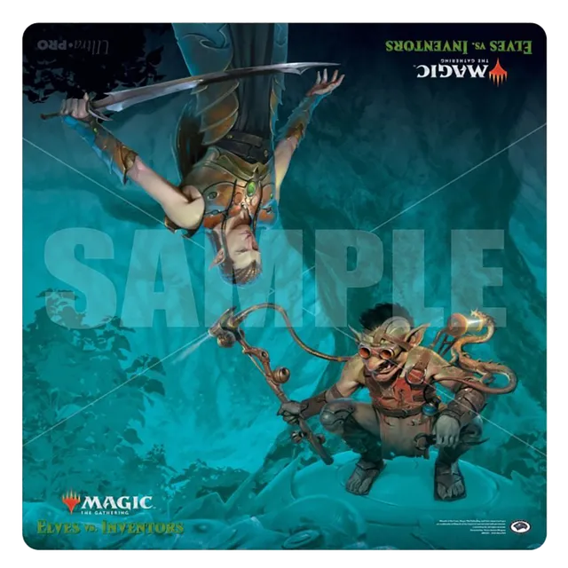 ultra-pro-elves-vs-inventors-gaming-playmat-24-x-24-zoll-f-r-magic-the-gathering image 1