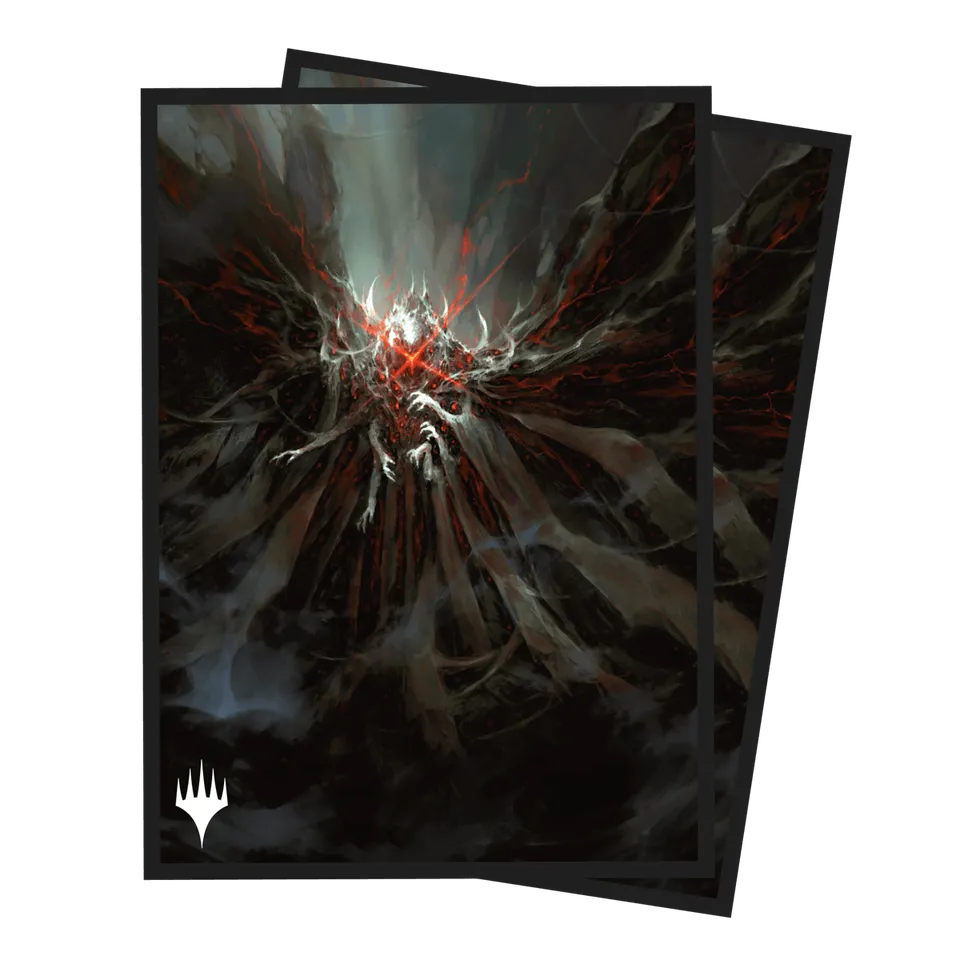 ultra-pro-duskmourn-valgavoth-harrower-of-souls-commander-100-deck-protector-sle image 1