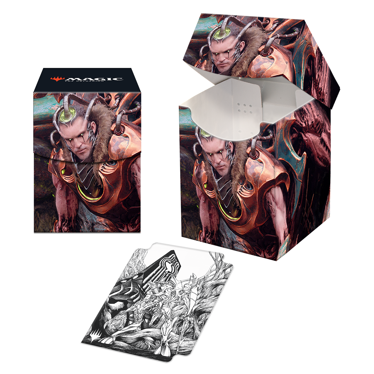 ultra-pro-phyrexia-all-will-be-one-lukka-bound-to-ruin-100-deck-box-f-r-magic-th image 1