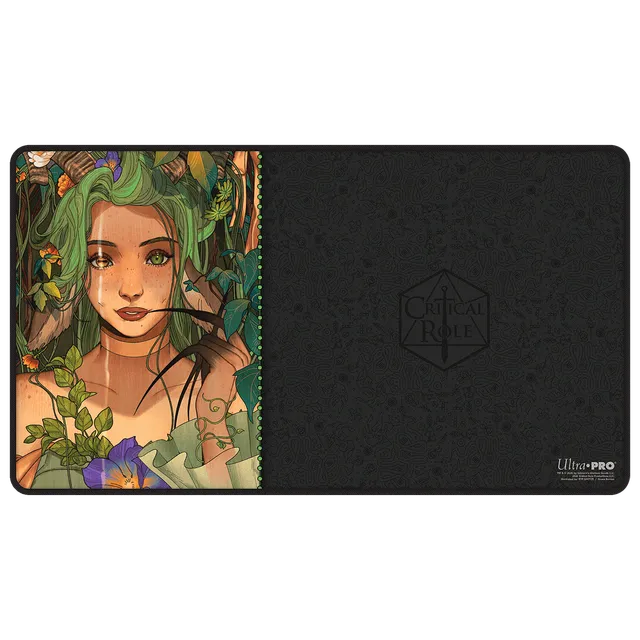 ultra-pro-critical-role-bells-hells-fearne-calloway-playmat-black-stitched image 1