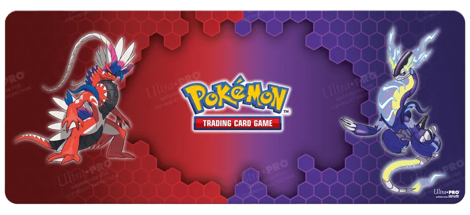 ultra-pro-pok-mon-koraidon-miraidon-tisch-spielmatte-8ft-playmat image 1