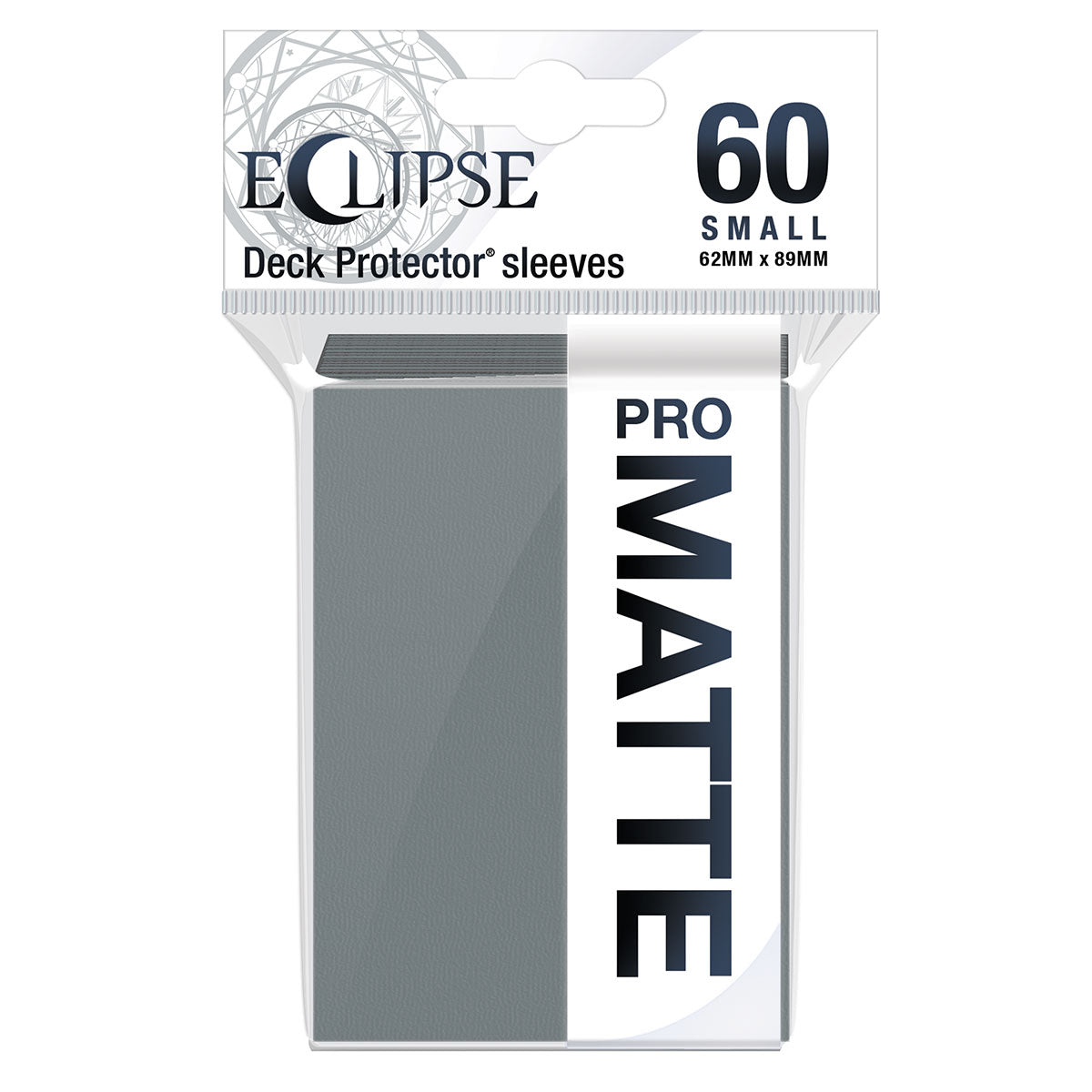 ultra-pro-eclipse-matte-small-deck-protector-sleeves-60ct-smoke-grey-yu-gi-oh image 1
