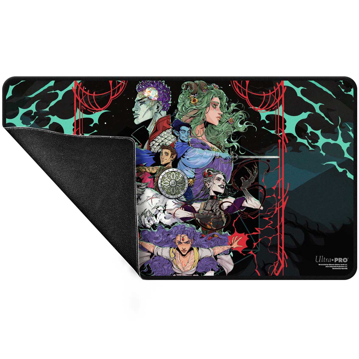 ultra-pro-critical-role-playmat-bells-hells-live-at-the-greek-theatre-black-stit image 3
