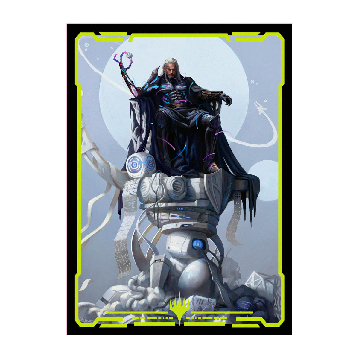 ultra-pro-edge-of-eternities-tezzeret-cruel-captain-100x-deck-protector-sleeves- image 4