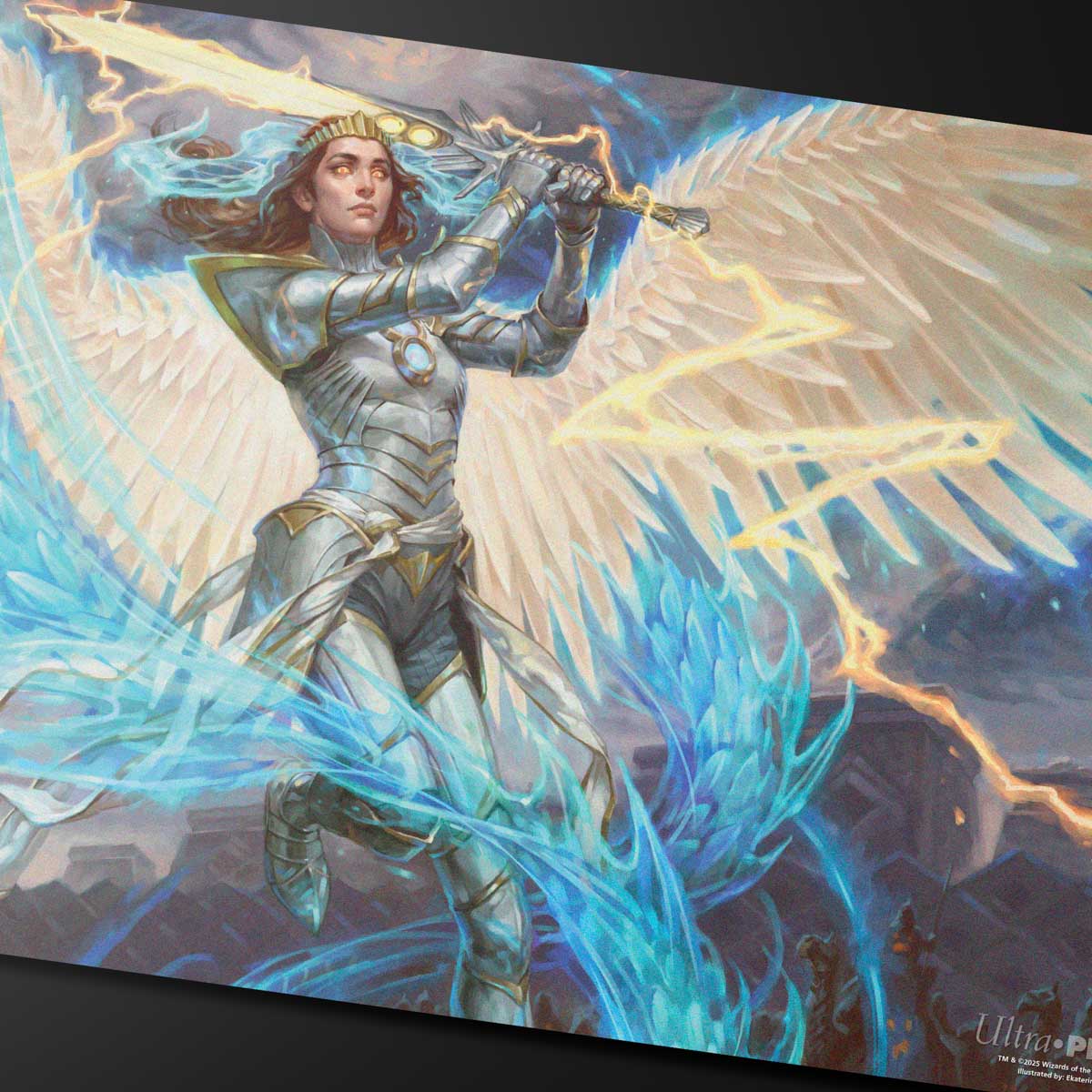 ultra-pro-tarkir-dragonstorm-elspeth-storm-slayer-playmat-f-r-magic-the-gatherin image 2