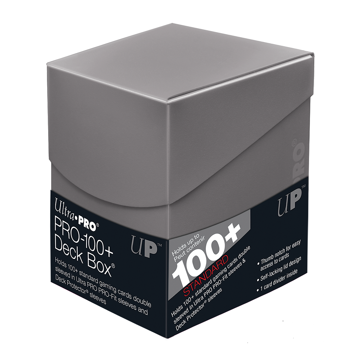 ultra-pro-eclipse-pro-100-deck-box-smoke-grey image 1