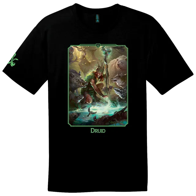 ultra-pro-dungeons-dragons-druid-class-t-shirt-kurzarm-baumwolle image 1