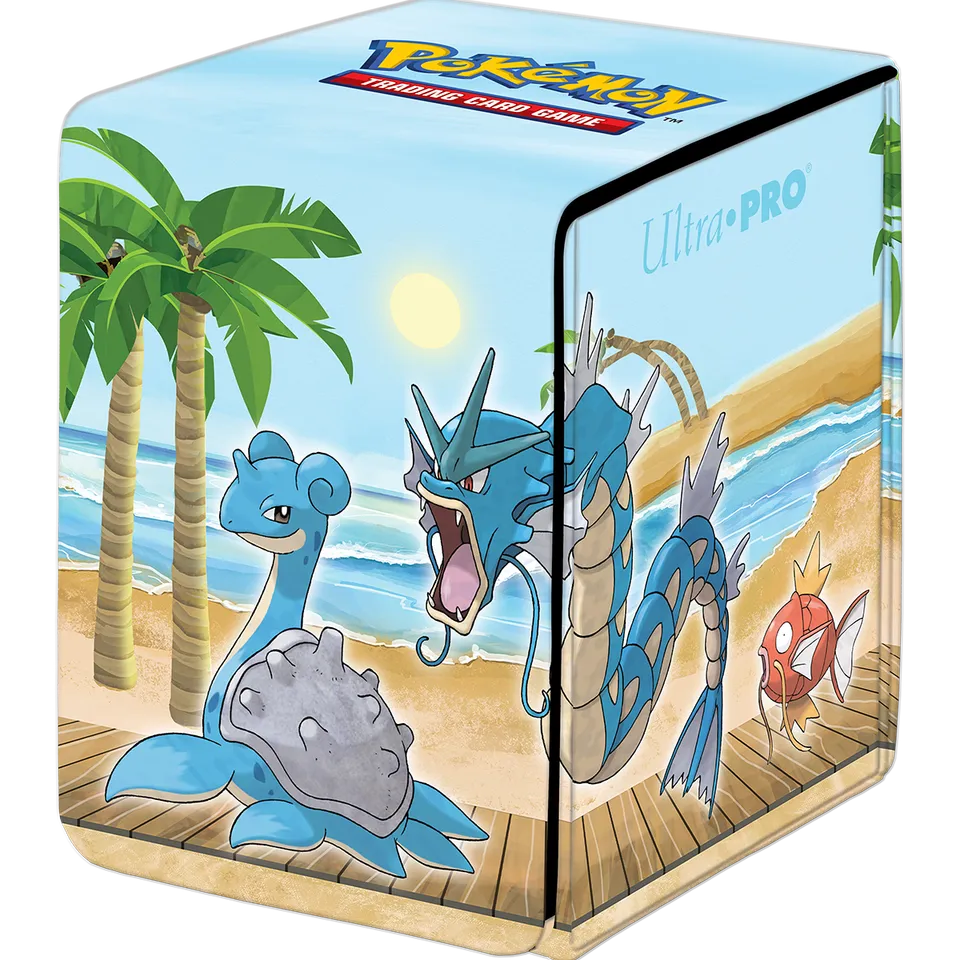 ultra-pro-pok-mon-gallery-series-seaside-alcove-flip-deck-box-blau-100-karten image 1