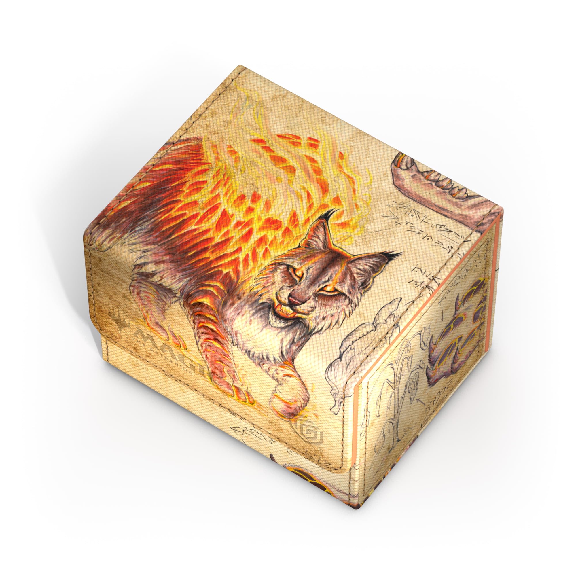 ultimate-guard-sidewinder-100-xenoskin-deckbox-mtg-bloomburrow-sunspine-lynx image 2