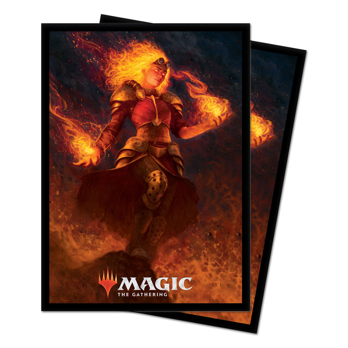 ultra-pro-m21-chandra-heart-of-fire-standard-deck-protector-sleeves-100ct-f-r-ma image 1