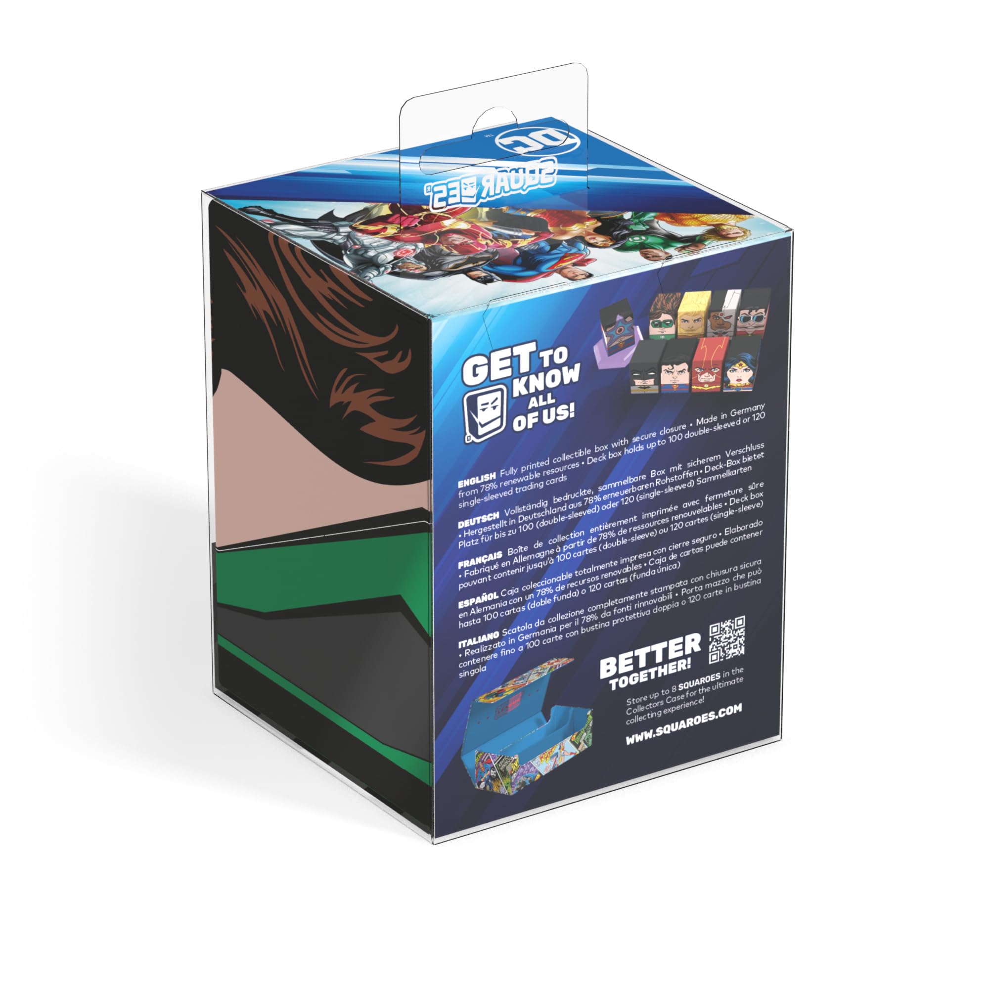 ultimate-guard-squaroes-deckbox-squaroe-dc-justice-league-jl006-green-lantern image 8