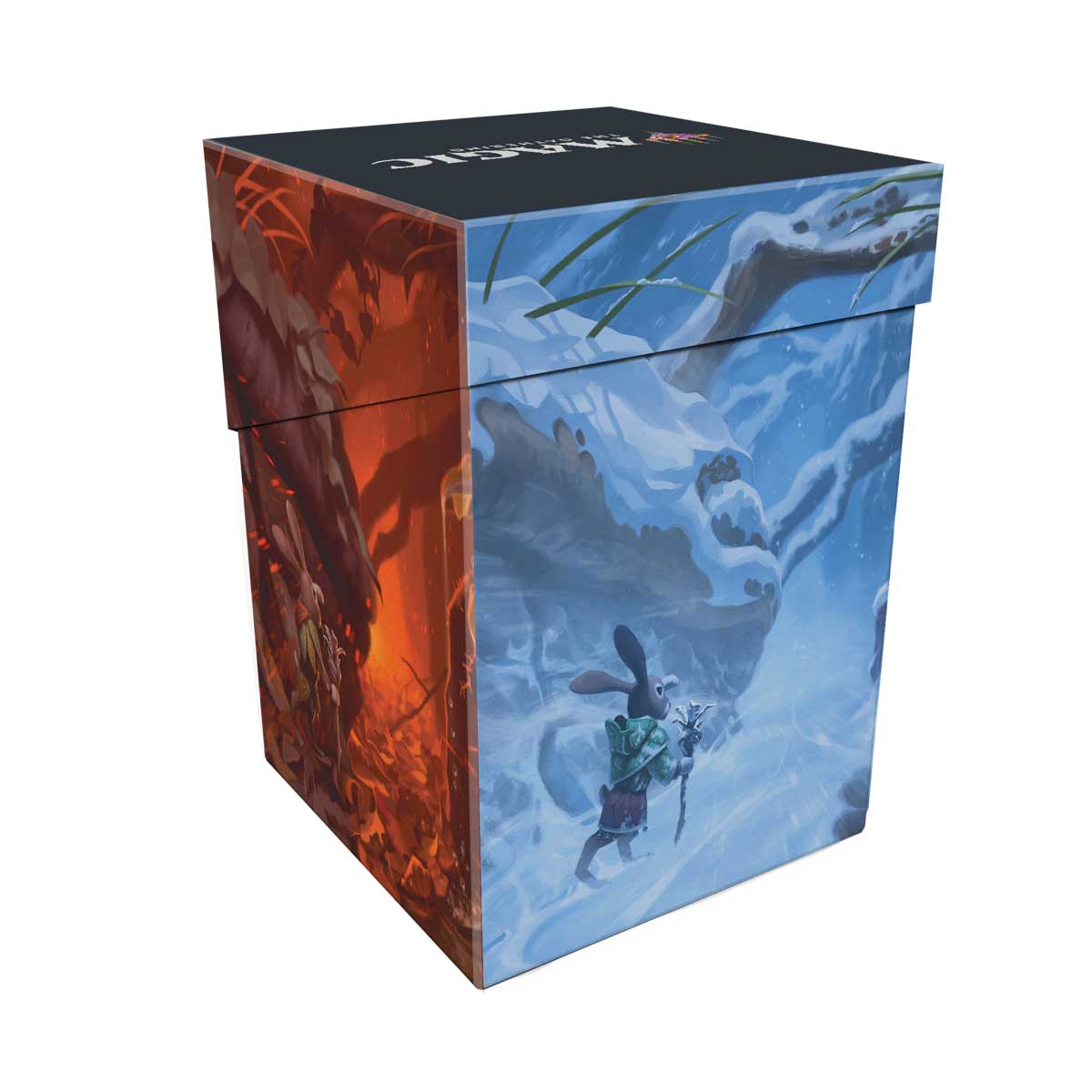 ultra-pro-100-deck-box-bloomburrow-season-lands-forest-summer-gr-n-f-r-magic-the image 3