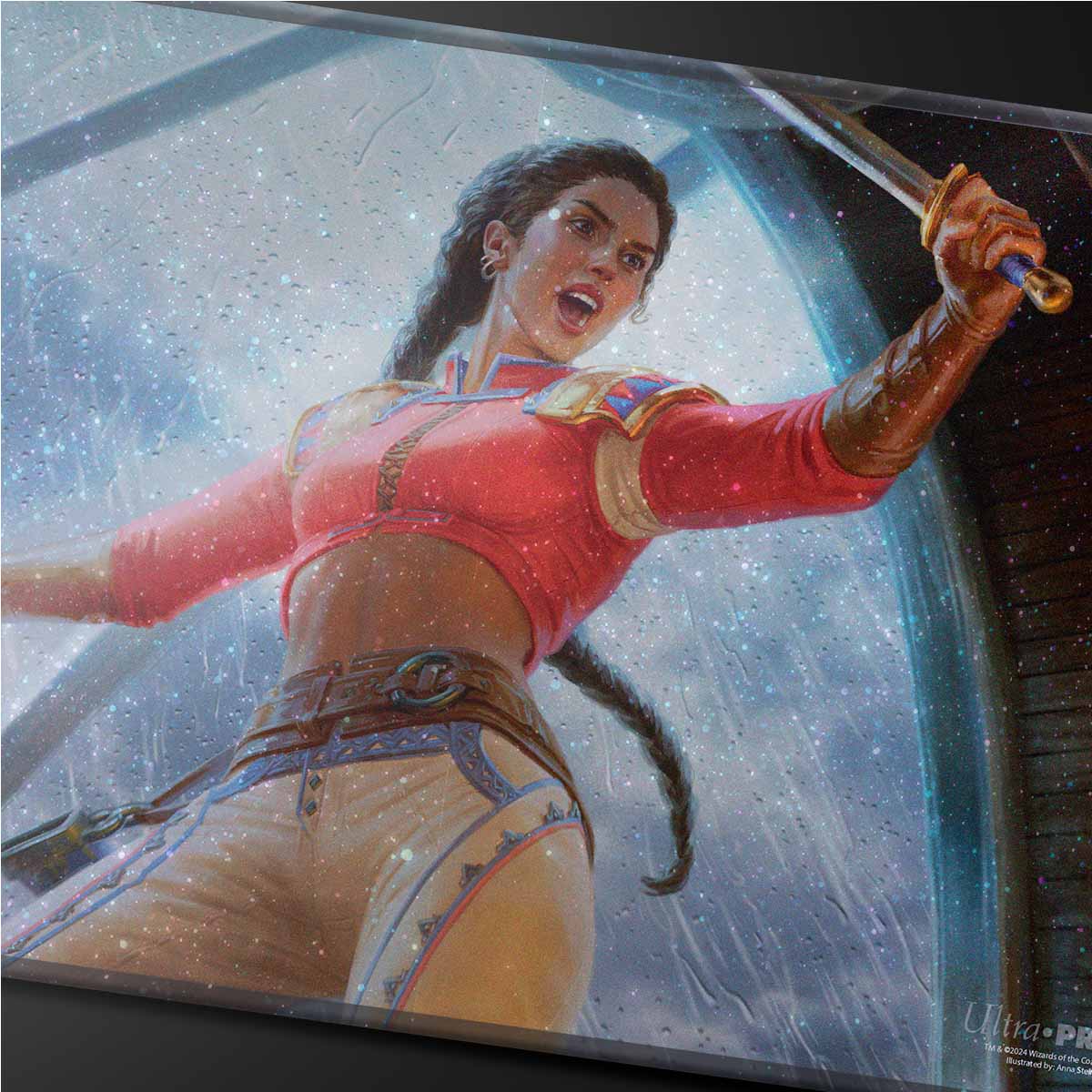 ultra-pro-commander-series-3-enemy-sisay-holofoil-standard-gaming-playmat-f-r-ma image 2