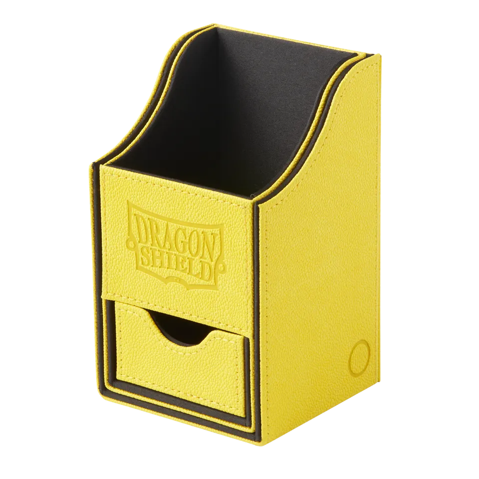 dragon-shield-nest-100-yellow-black-deck-box-jubil-ums-edition image 1