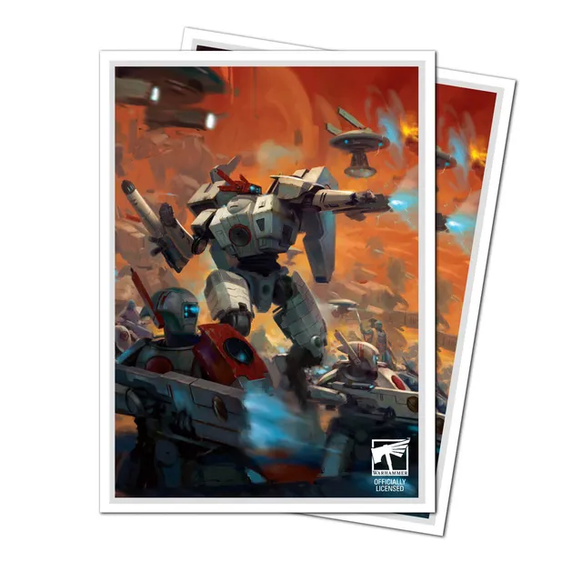 ultra-pro-apex-deck-protector-sleeves-t-au-empire-105ct-f-r-warhammer-40-000 image 1