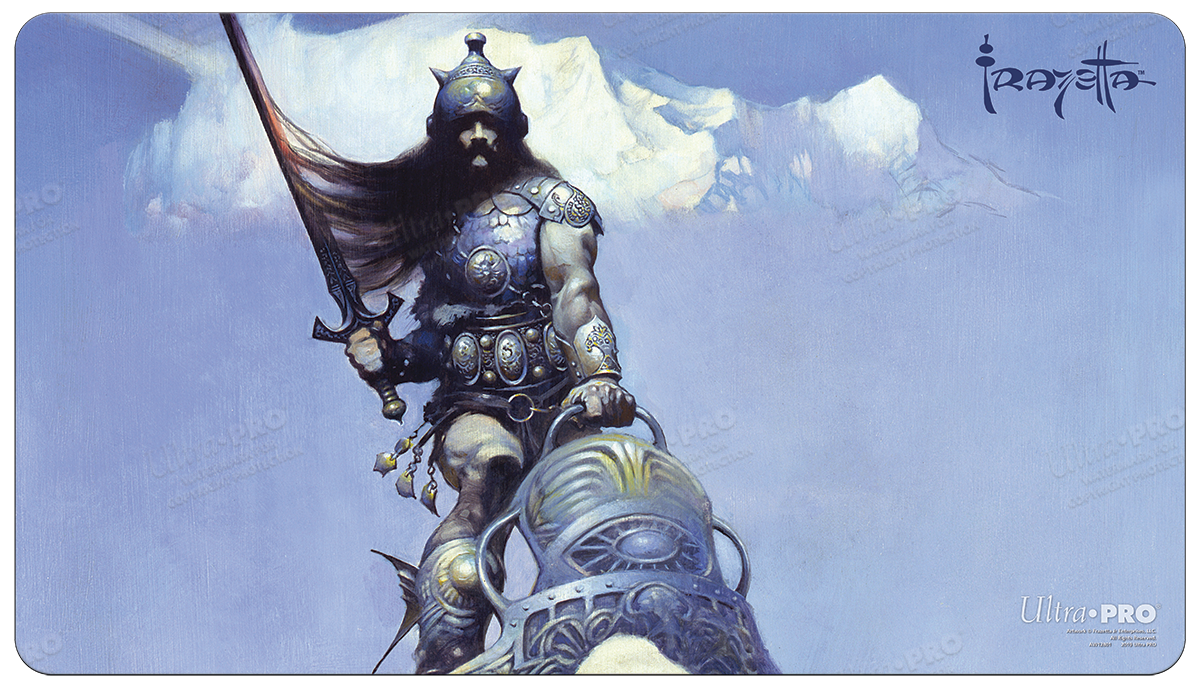 ultra-pro-silver-warrior-standard-gaming-playmat-von-frank-frazetta image 1