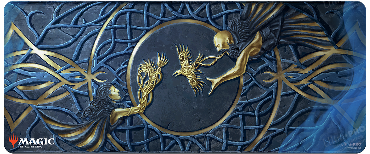 ultra-pro-kaldheim-the-raven-s-warning-table-playmat-f-r-magic-the-gathering-183 image 1