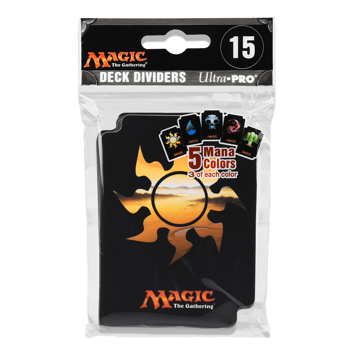 ultra-pro-mana-5-card-deck-dividers-pack-15-st-ck-f-r-magic-the-gathering image 2