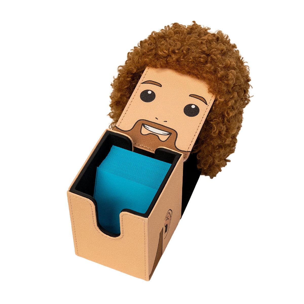 ultra-pro-bob-ross-headcase-alcove-flip-deck-box-f-r-tabletop-gaming-100-karten image 2