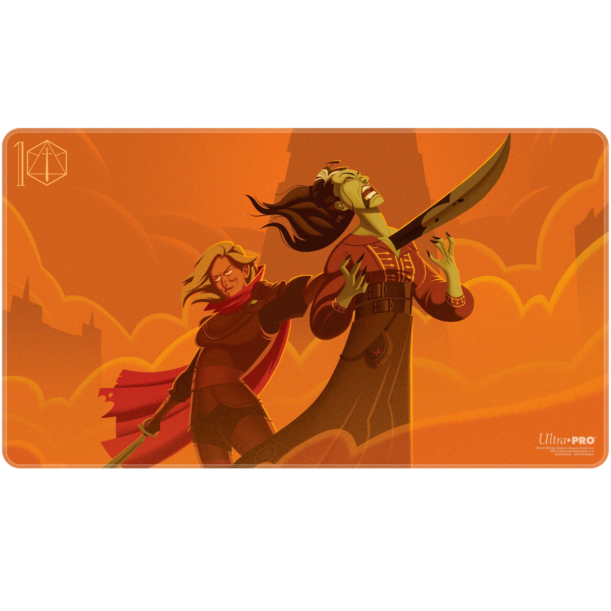 ultra-pro-critical-role-baddies-is-she-your-favorite-stitched-playmat-24-x-13-5 image 1