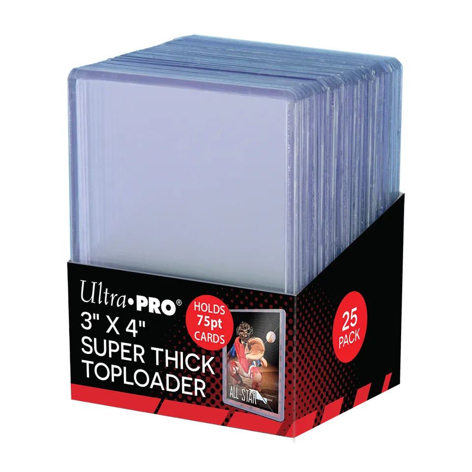ultra-pro-75pt-thick-toploader-3-x-4-zoll-clear-25-st-ck image 1