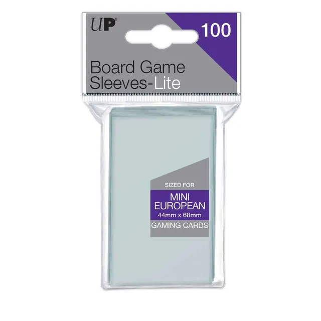 ultra-pro-mini-european-lite-board-game-sleeves-100ct-f-r-44-x-68-mm-karten image 1