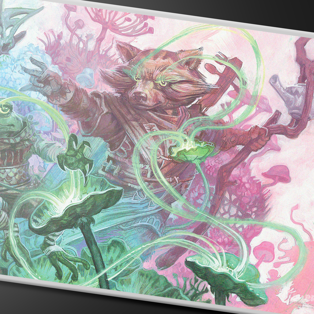 ultra-pro-bloomburrow-sylvan-tutor-stitched-edge-playmat-standard-f-r-magic-the- image 2