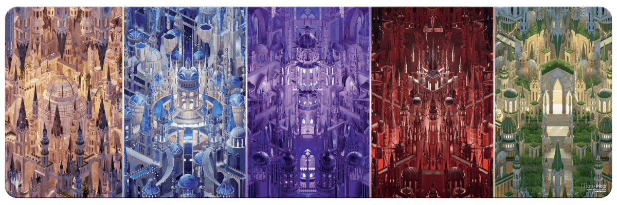 ultra-pro-murders-at-karlov-manor-impossible-lands-8ft-table-playmat-f-r-magic-t image 1