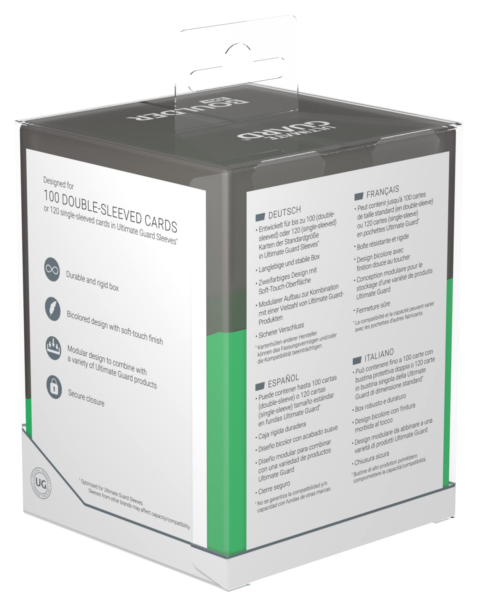 ultimate-guard-boulder-deck-case-100-synergy-schwarz-gr-n image 8