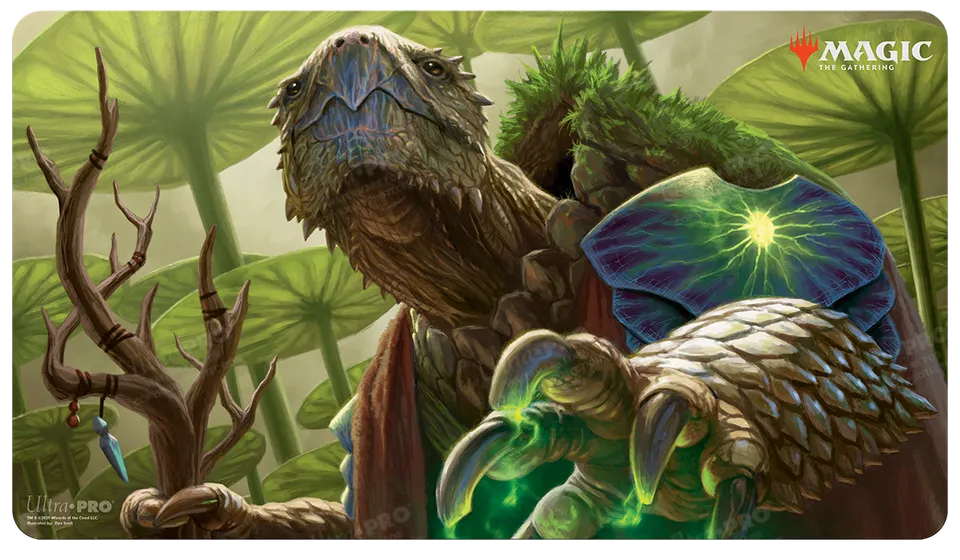 ultra-pro-commander-legends-archelos-lagoon-mystic-standard-gaming-playmat image 1