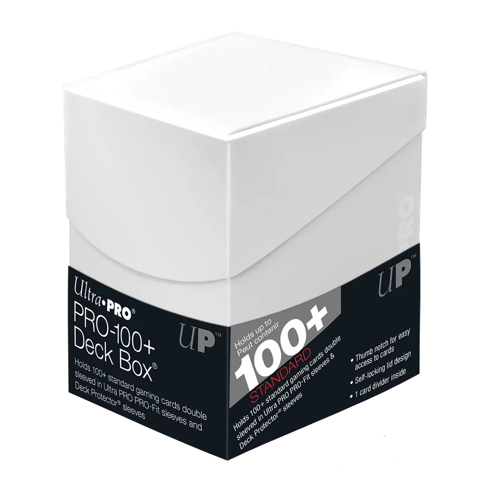 ultra-pro-eclipse-pro-100-deck-box-arctic-white image 1