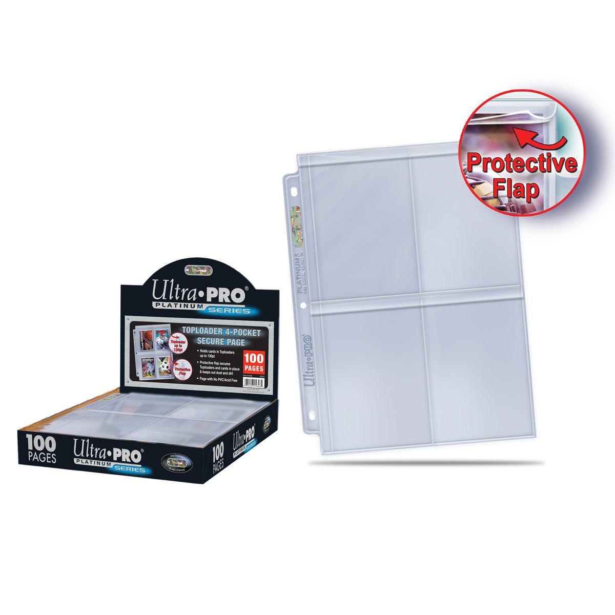 ultra-pro-premium-series-4-pocket-secure-pages-f-r-toploader-sleeves-100er-pack image 4