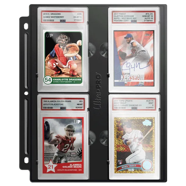 ultra-pro-graded-slab-page-black-f-r-psa-slabs-albumseite-f-r-4-slabs image 1