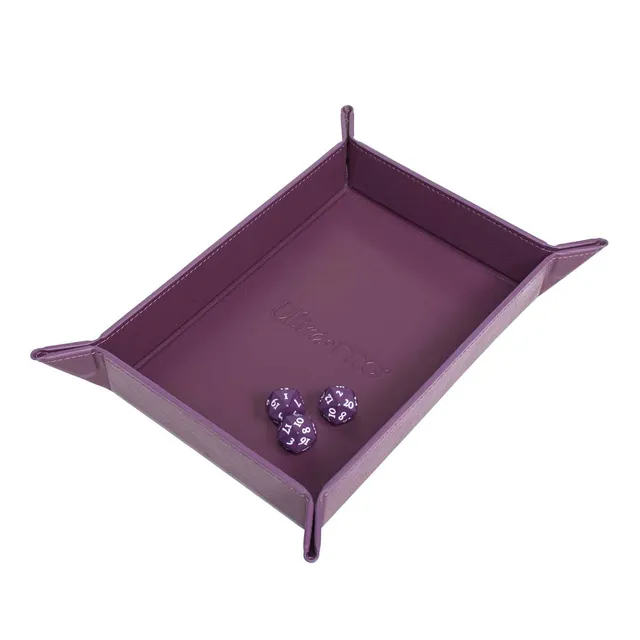 ultra-pro-vivid-magnetic-folding-dice-tray-midnight-plum-w-rfelunterlage image 1